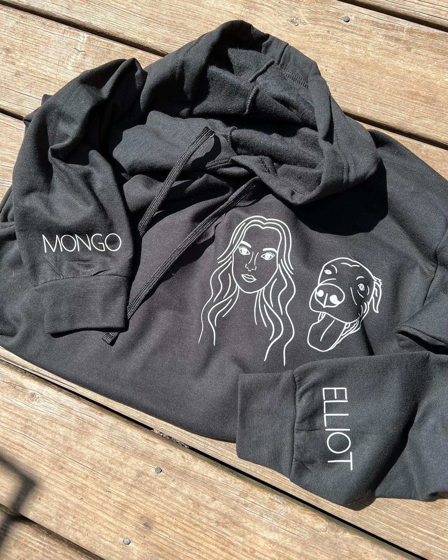 Custom Pet Portrait Hoodie