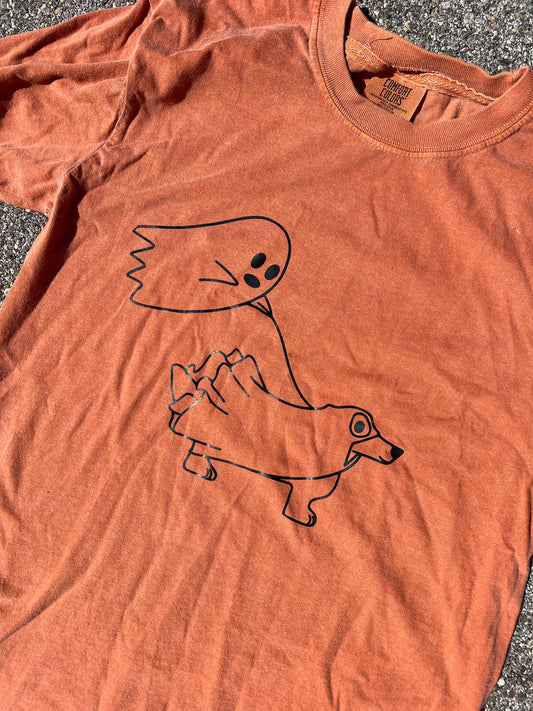 Ghost Walking Dog T-shirt